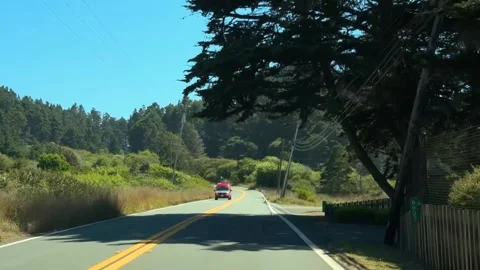 Open Road in Rural Area Stock Footage 284393252