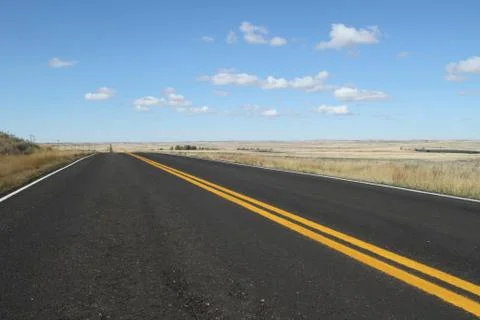 Open Road with Sky Stock-Fotos