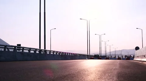 Open Road at sunset 스톡 동영상 67333701