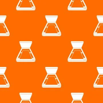 Open scanner pattern seamless Stock Illustration