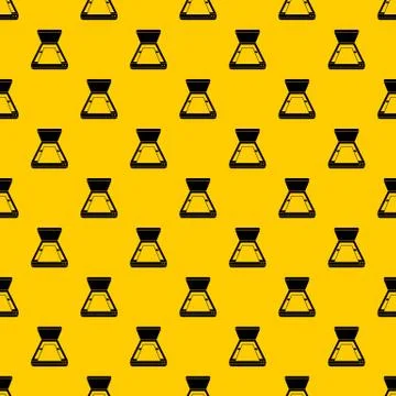 Open scanner pattern vector 스톡 일러스트