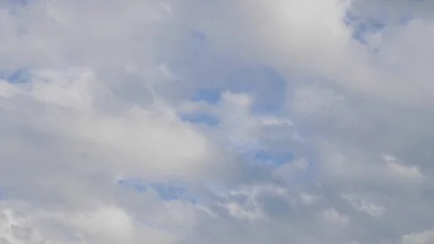 Open Scattered Clouds Dappled in The Sky Stock Footage 113238355