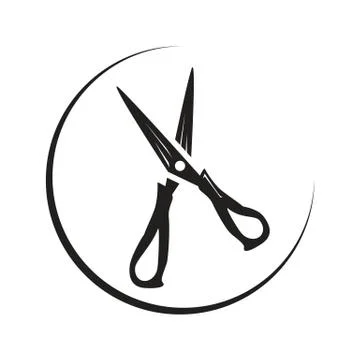 Open scissors icon Stock Illustration