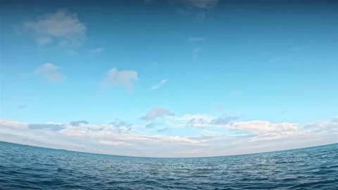 Open sea in the daytime. Stock Footage 239730269