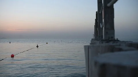 Open sea in Dubai Stock Footage 87601547