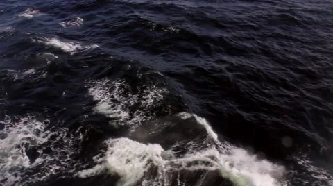 Open sea from Ship Stock Footage 53314921