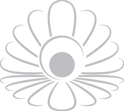Open shell, pearls, logo, seashell logo, icon Stock Illustration