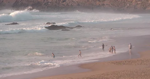 Open Shot at Beach Stock Footage 41474738