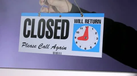 Open sign Video stock 12733930