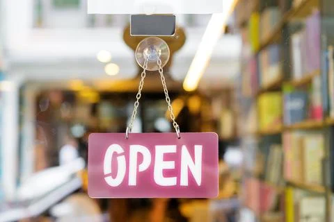 Open sign Stock Photos