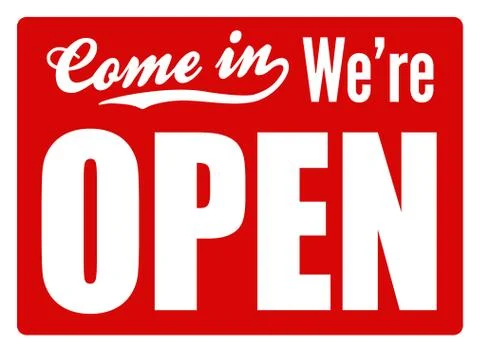 Open Sign - XL Stock Illustration