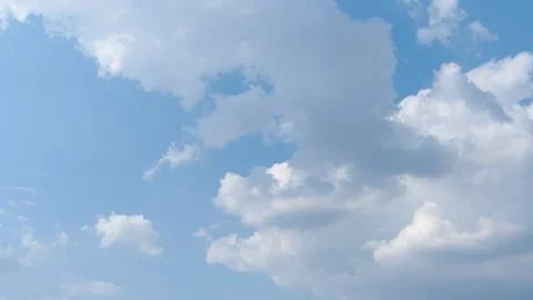 Open sky cloud mass cotton clouds background Stock Footage 202221641