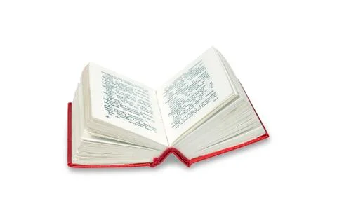 Open a small dictionary Stock Photos
