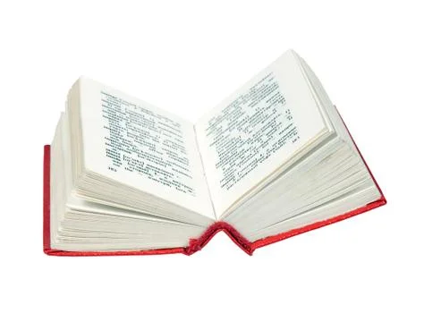 Open a small dictionary Stock Photos