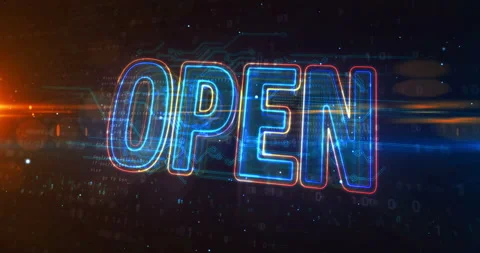 Open source code abstract concept animation Stock Footage 148291357