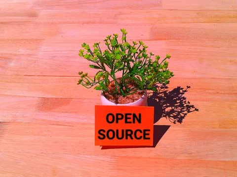 Open source concept  Stock Photos