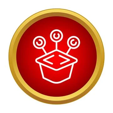 Open source development icon for project contribution Illustrazione stock