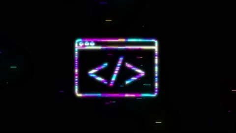 Open Source icon. Open Source symbol design from. Motion graphics. Stock Footage 158822799