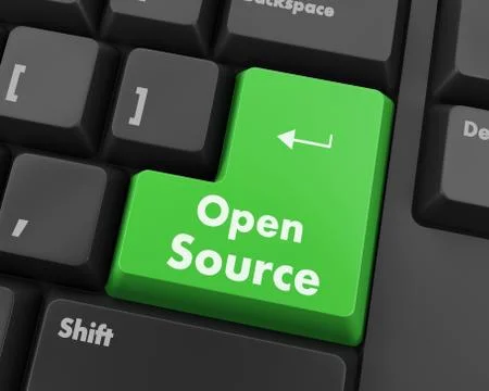 Open source keyboard button イラスト素材