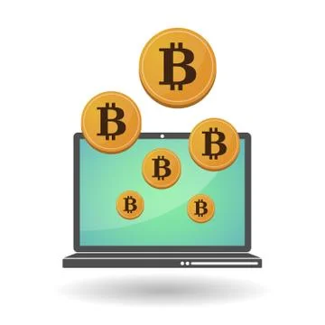Open-source money bitcoin Stock Illustration