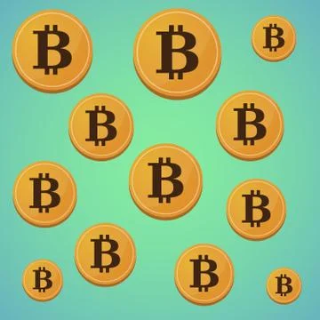 Open-source money bitcoin Stock Illustration