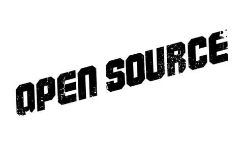 Open Source rubber stamp Stock Illustration