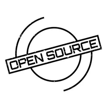 Open Source rubber stamp Stock Illustration