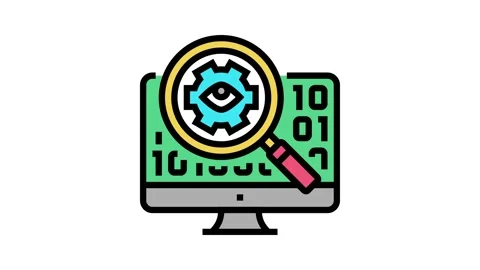 Open source software color icon animation Stock Footage 224038297