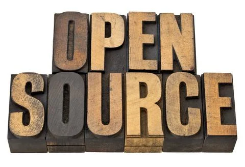  open source - software concept open source - computer software concept - ... 스톡 사진