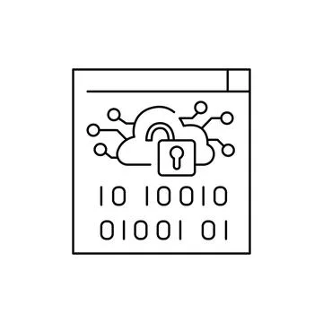 Open-source technology code sign olor line icon. Pictogram for web page Stock Illustration