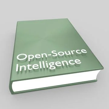Open-Sourced Intelligence concept Stock Illustration