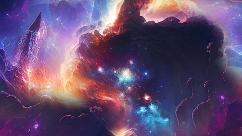 Open space video footage. Space gas clouds. Stock Footage 232477500