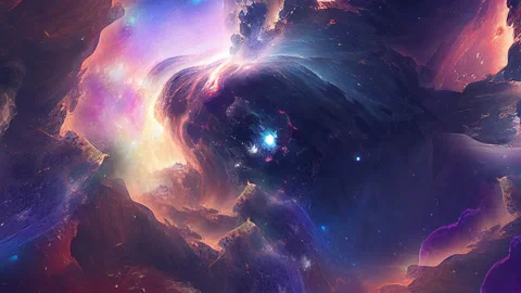 Open space video footage. Space gas clouds. Stock Footage 232477560