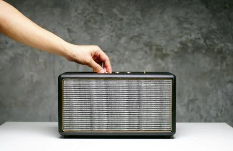 Open speakers Stock Photos