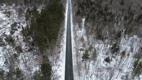 Open stretch of road. Stock Footage 267129854