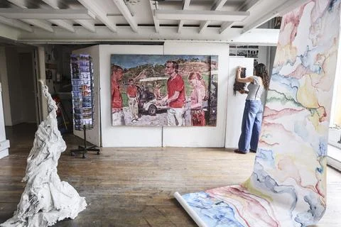 Open studios of Fine Arts Academy of Paris, France - 27 Jun 2025 스톡 사진