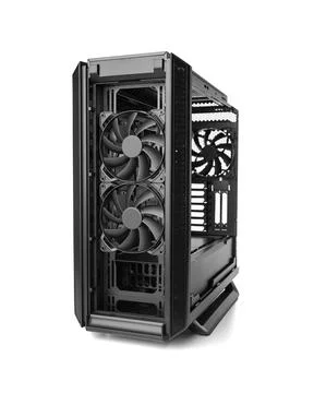 Open system unit case with fans of a personal computer. Stock Photos
