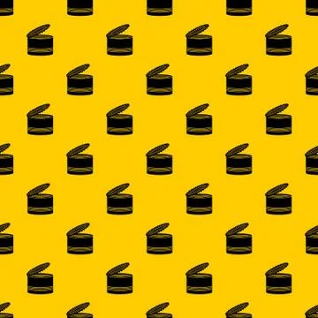 Open tin can pattern 스톡 일러스트