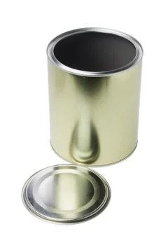 Open tin can Stock Photos