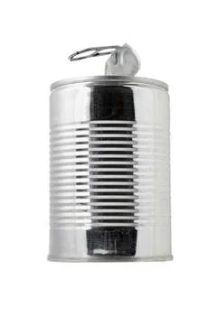 Open tin can Stock Photos