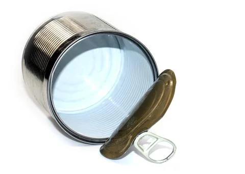Open tin can Stock Photos