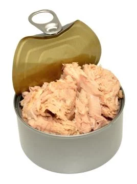Open Tin Of Tuna Fish Stock Photos