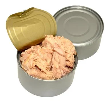 Open Tin Of Tuna Fish Stock Photos