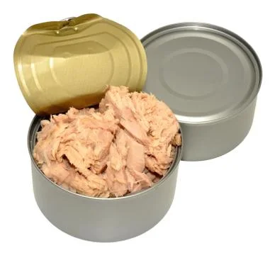 Open Tin Of Tuna Fish Stock Photos