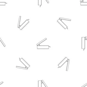 Open travel bag pattern seamless vector 스톡 일러스트