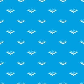 Open tutorial pattern seamless blue イラスト素材