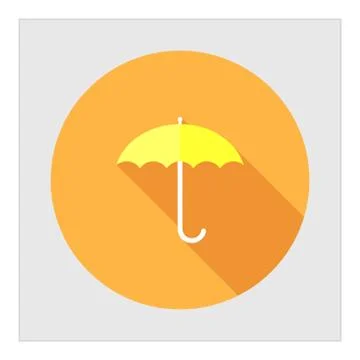 Open umbrella Stock Illustration