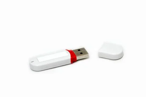 Open USB Drive with Cap Stock Photos