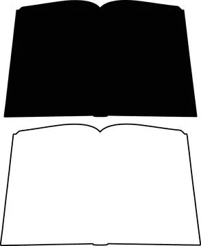 Open vintage book pages vector Stock Illustration