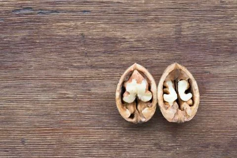 Open walnut Stock Photos